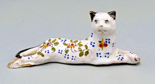 RARE - ANCHIEN CHAT EN FAIENCE