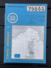 carte marine SHOM 7024 S BOUCHES DE BONIFACIO FIGARI 2001