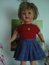 JUPE ET PULL  POUPEE RAYNAL 47 CM NADINE FLORENCE environ 1950