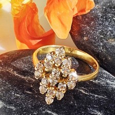 Bague Vermeil Plaqué Or Sur