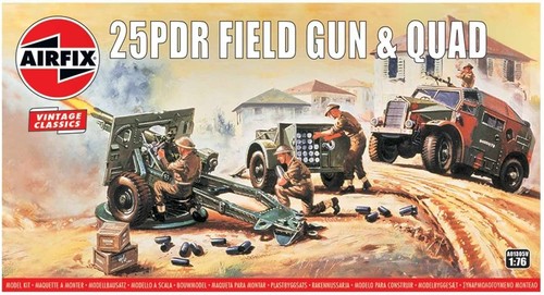 Airfix 25pdr field - airfix, gun