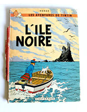 LES AVENTURES DE TINTIN - L'ILE NOIRE par HERGE 1947 EDITION CASTERMAN / BD