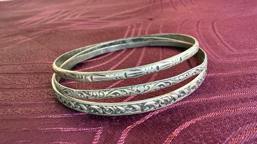 Bracelets anciens argent - 3,