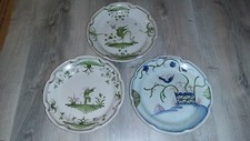 RARE LOT 3 ASSIETTES