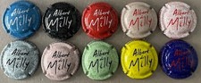 Série de 10 Capsules de champagne Albert De MILLY