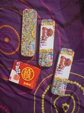 LOT DE 4 JOUETS BURGER KING 2025  TROUSSE BOITE METAL CHARLIE ET JEUX DE SOCIETE