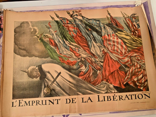 Affiche ancienne emprunt - de, la