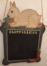 * TABLEAU NOIR EN BOIS * SHOPPONG LIST * DECOR LAPIN & CAROTTE