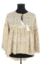 Blouse en coton dorée Mes