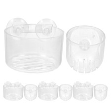  Lot de 8 mangeoires pour aquarium - Mangeoire à crevettes avec ventouse, bol