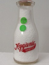 TRPP Milk Bottle Hygienic Dairy Company Farm Watertown NY JEFFERSON COUNTY 1942