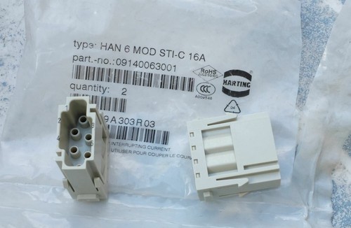 Connecteurs harting - 2x,