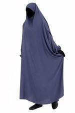 Smokey Blue Jilbab Size 60 