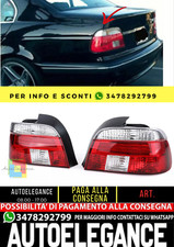 Feux Arrière En Verre Transparent Rouge Blanc Cristal Pour BMW Série 5