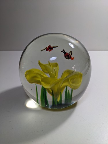 Presse papier boule verre - de,