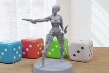 Zori - 35mm Scale Proxy Minifigurine pour Sci-Fi dessus de Table Wargames Like