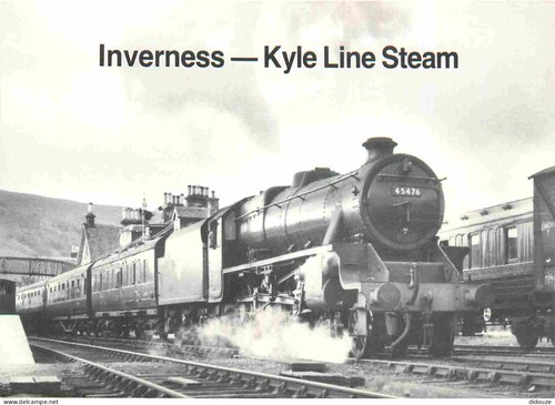 Carte postale trains - carte,