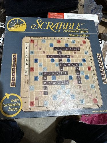 1977 scrabble deluxe edition - 1977,