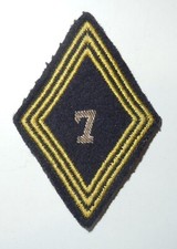 INSIGNE TISSU LOSANGE DE BRAS