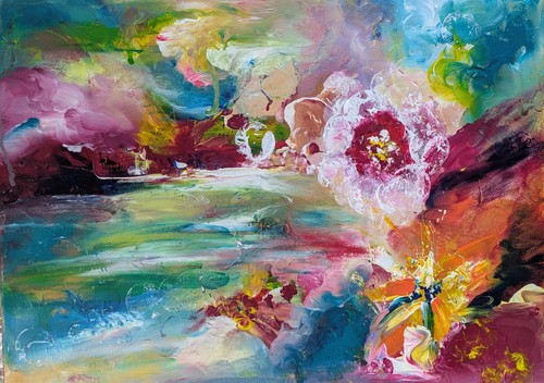 Tableau peinture 40 cm - x,