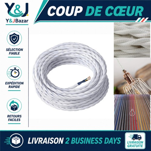 Câble électrique textile