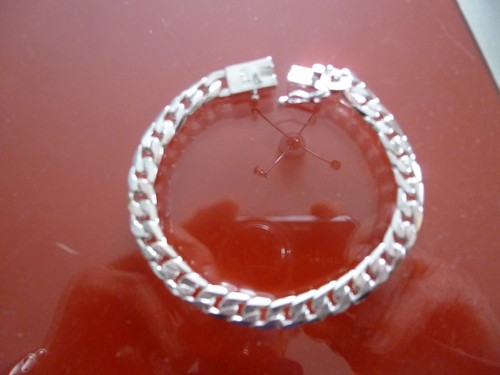 Gourmette homme argent massif - gourmette,
