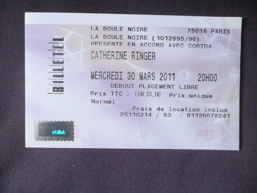Catherine ringer billet - ringer,
