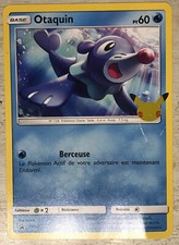 CARTE POKEMON JUMBO GEANTE NEUVE 25 ANS OTAQUIN 60 PV SM03