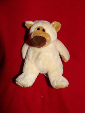Doudou Peluche LA PELUCHERIE Ours Beige Brun Marron Neuf