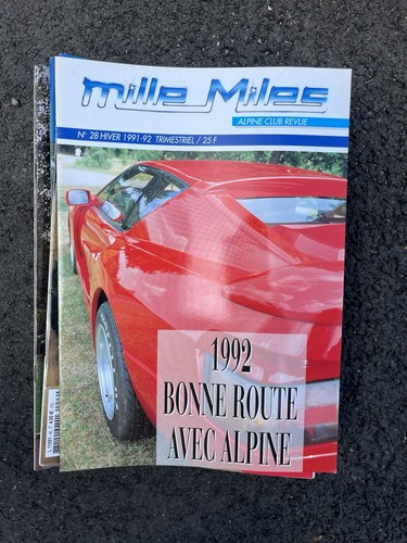 Magazine mille milles alpine - magazine,
