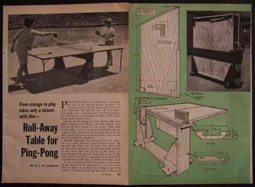 Ping pong table portable - table,