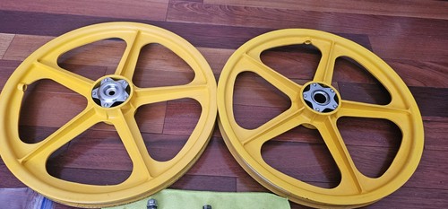 Skyway tuff yellow bmx mags - ii,
