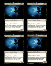 MRM ENGLISH 4x Faucon de nuit vampire - Vampire Nighthawk MTG Magic E01