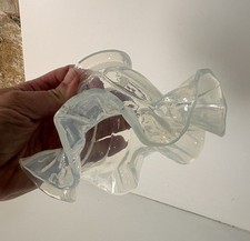 ancien globe tulipe en verre