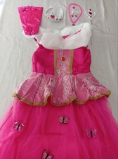 Déguisement Robe de princesse Rosepetits Papillons avec accessoires 7/8 ans