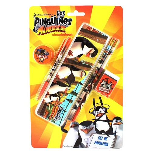 Set papeterie les pingouins - set,
