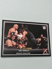 2015 Topps WWE Road to Wrestlemania #13 The Shield Defeats Evolution
