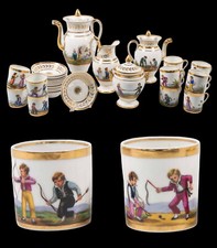 Service de Bruxelles XIX ème - jeux jouets enfants