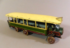 J de P - JEP - BUS MECANIQUE A 6 ROUES" - JOUET ANCIEN