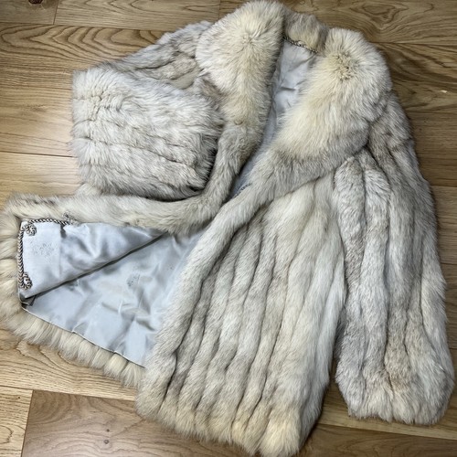 Manteau fourrure véritable
