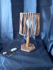 ancienne lampe en rotin Louis