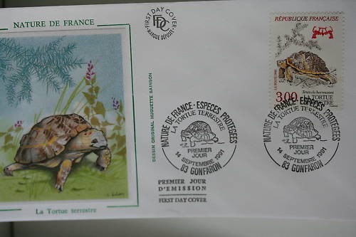 Enveloppe premier jour - enveloppe, soie