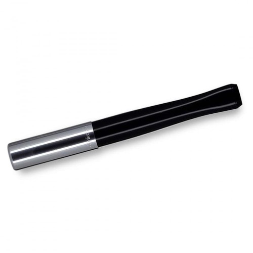 Fume cigarette chromé noir - fume,