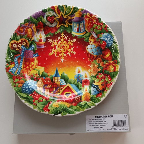 Assiette décorative noël - assiette,