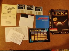 1991 Links Vintage PC Ordinateur Golf Jeu MS-DOS 3,5 Disquette Access IBM PS1/2