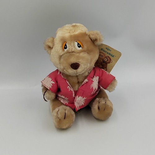 Ancienne peluche ours - , beige