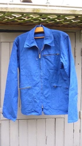 Ancienne veste bleu travail - ancienne,