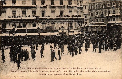 Cpa nantes manifestations - cpa, ak