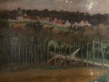 Belle peinture huile panneau