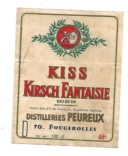 Etiquette eau vie - etiquette,